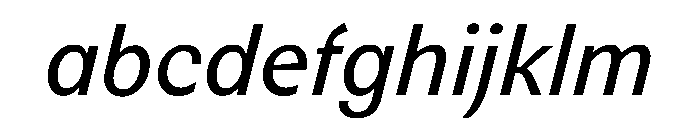 Noga RegularItalic FONT