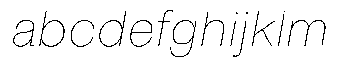 NoiGrotesk ThinItalic FONT