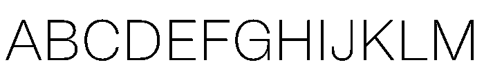 NoiGrotesk UltraLight Font UPPERCASE