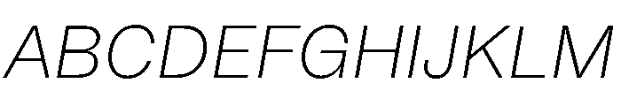 NoiGrotesk UltraLightItalic D8b4d81e Font UPPERCASE