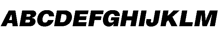 Noigrotesk BlackItalic Instance Font UPPERCASE