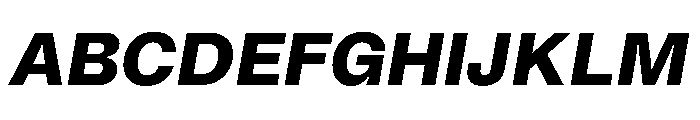 Noigrotesk BoldItalic Instance Font UPPERCASE