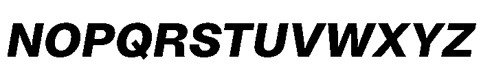 Noigrotesk BoldItalic Instance Font UPPERCASE
