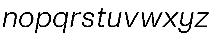 Noigrotesk LightItalic Instance 4bc153a6 Font LOWERCASE