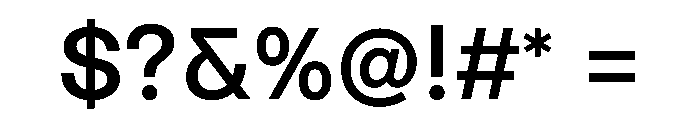 Noigrotesk Medium Instance Font OTHER CHARS
