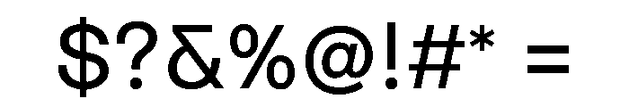 Noigrotesk Regular Instance Font OTHER CHARS