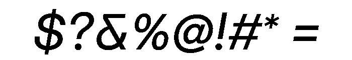 Noigrotesk RegularItalic Instance 0399a982 Font OTHER CHARS