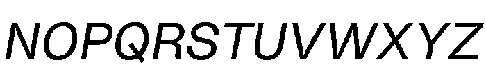 Noigrotesk RegularItalic Instance 0399a982 Font UPPERCASE