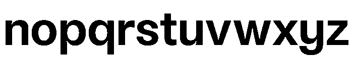 Noigrotesk Semibold Instance 4d854525 Font LOWERCASE