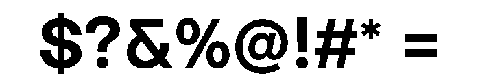 Noigrotesk Semibold Instance Font OTHER CHARS