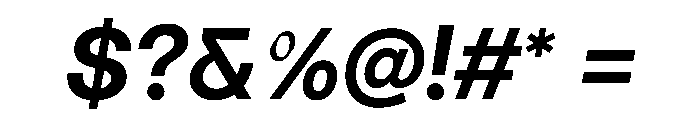 Noigrotesk SemiboldItalic Instance 720c77e7 Font OTHER CHARS