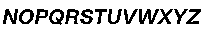 Noigrotesk SemiboldItalic Instance Font UPPERCASE