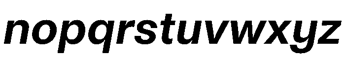 Noigrotesk SemiboldItalic Instance Font LOWERCASE