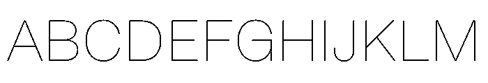 Noigrotesk Thin Instance Font UPPERCASE