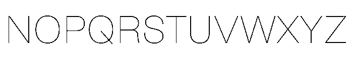 Noigrotesk Thin Instance Font UPPERCASE