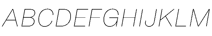 Noigrotesk ThinItalic Instance 3be948b3 Font UPPERCASE