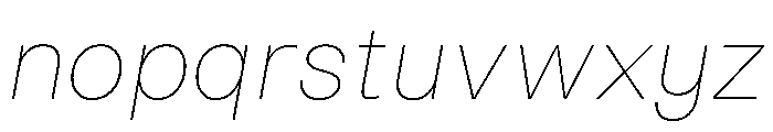 Noigrotesk ThinItalic Instance 3be948b3 Font LOWERCASE