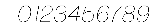 Noigrotesk ThinItalic Instance Font OTHER CHARS