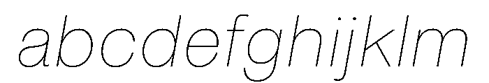 Noigrotesk ThinItalic Instance FONT