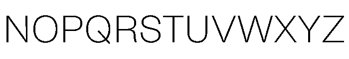 Noigrotesk UltraLight Instance Font UPPERCASE