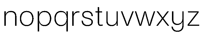 Noigrotesk UltraLight Instance Font LOWERCASE