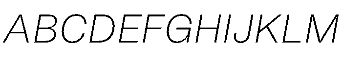Noigrotesk UltraLightItalic Instance B501d8cd Font UPPERCASE
