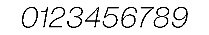 Noigrotesk UltraLightItalic Instance Font OTHER CHARS