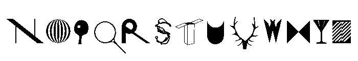 Noncept Font UPPERCASE