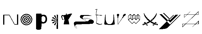 Noncept Font LOWERCASE