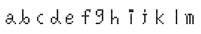 Nono RGBDotUnlicensed FONT