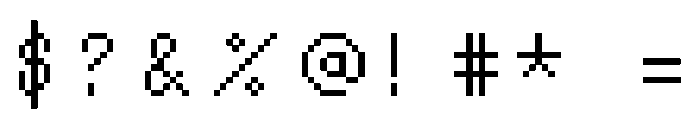Nono SquareUnlicensed Font OTHER CHARS