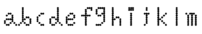 NonoUnlicensedShaky Regular Instance FONT
