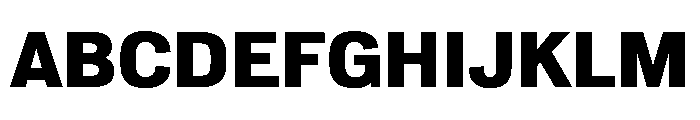 Normal Grotesk Black Font UPPERCASE