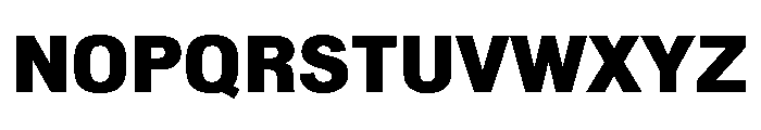 Normal Grotesk Black Font UPPERCASE