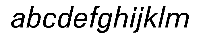 Normal Grotesk Italic FONT