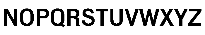 Normal Grotesk Medium Font UPPERCASE