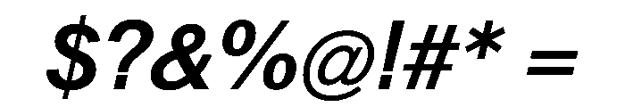 Normal Grotesk MediumItalic Font OTHER CHARS