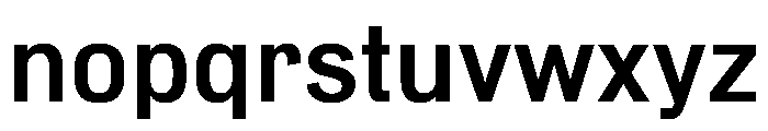 Normal Grotesk Medium Font LOWERCASE