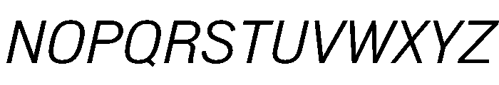 Normal Grotesk NormalItalic Font UPPERCASE