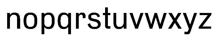 Normal Grotesk Regular Font LOWERCASE