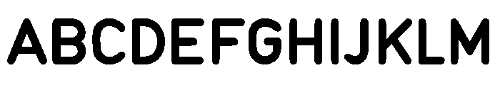 NormaliseDin Regular Font UPPERCASE