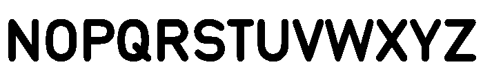 NormaliseDin Regular Font UPPERCASE