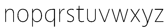 Nouveau HairCrocus Instance Font LOWERCASE