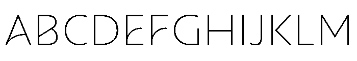 Nouveau HairDahlia Font UPPERCASE