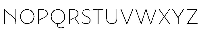 Nouveau HairDahlia Font UPPERCASE