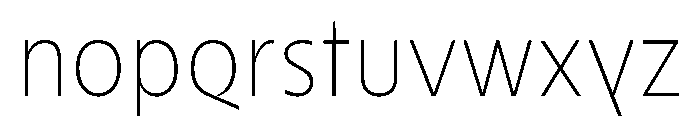Nouveau HairNenuphar Font LOWERCASE