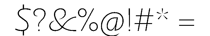 Nouveau HairThistle Font OTHER CHARS