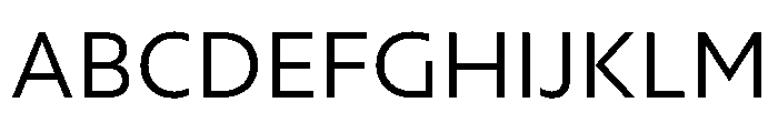 Nouveau LightCrocus Font UPPERCASE