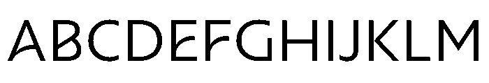 Nouveau LightDahlia Font UPPERCASE