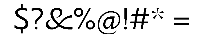 Nouveau LightGingko Font OTHER CHARS